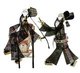 China: Two male shadow puppets, Sichuan Province, 20th century